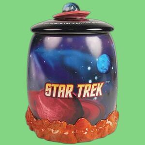Star Trek Enterprise In Space Cookie Jar Star Trek Westland Giftware Item #21807